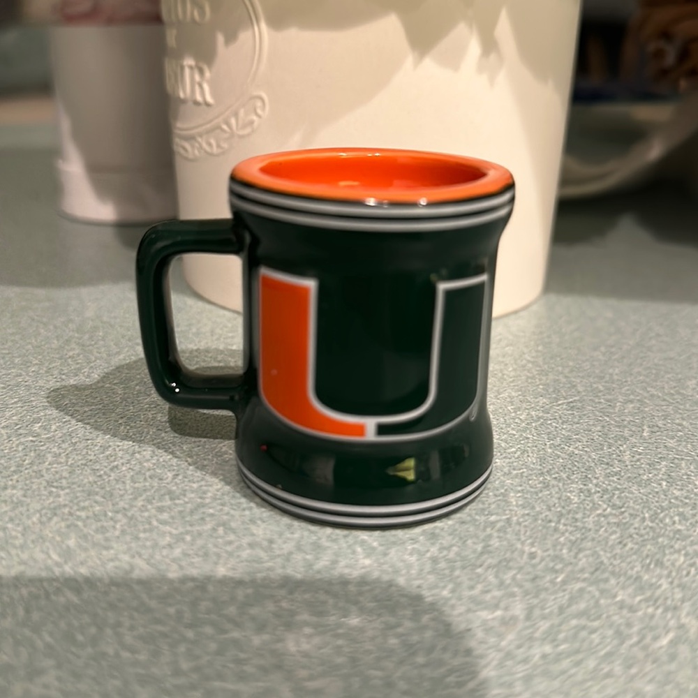 UNIVERSITY OF MIAMI SHOTGLASS
